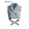 Irregular Cross Denim Coat For Women High Waist Hollow Out Casual Summer Top